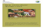 Basic Horticultural Statistics 2014 - gov.uk · Basic Horticultural Statistics 2014 United Kingdom areas, production, valuations and trade statistics for fruit and vegetables to 2013