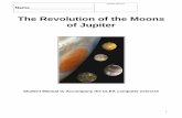 The Revolution of the Moons of Jupiter - Palomar College Revolution of the Moons of Jupiter Student Manual to Accompany the CLEA computer exercise Name_____ OFFICIAL USE ONLY 2 Historical