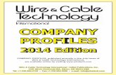 COMPANY PROFILES - wiretech.com PROFIleS, published annually in the July issue of Wire & Cable Technology International, ... Website:  excellent contrast • Stable pigments ...