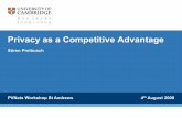 Privacy as a Competitive Advantage - Sören Preibusch€—on privacy policy: 7 / 45 Promoting privacy : ‗on main page: 4 + 3 / 45 ‗on privacy policy: 34 / 45 49 Sören Preibusch