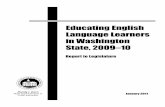 Educating English Language Learners in Washington ??Educating English Language Learners in Washington ... Educating English Language Learners in Washington State ... State appropriations
