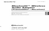 Bluetooth™ Wireless Audio Adapter - Sony eSupport - Manuals & Specs - Select a Model ·  · 2013-09-28(RF) Exposure Guidelines ... The model and serial number are located at the