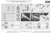 SKF Internal puller - tstvietnam.vntstvietnam.vn/catalogSKF/mp5338 (1).pdf · Instrucções de utilização SKF TMIP 30-60 Brugervejledning Käyttöohje ... 3209 - 5412 4209 - 4312