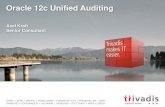 Oracle 12c Unified Auditing - Home: DOAG e.V. Oracle Backup & Recovery Oracle Database Security Oracle Advanced Security Audit Vault und Database Firewall, Database Vault Oracle Database