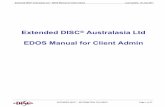 Extended DISC Australasia Ltd EDOS Manual for Client Admin€¦ ·  · 2015-07-12Extended DISC® Australasia Ltd EDOS Manual for Client Admin . ... All communications between the
