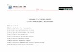 TARABA STATE HIGH COURT (CIVIL PROCEDURE ... 2014 by for TARABA STATE HIGH COURT (CIVIL PROCEDURE) RULES 2011 Table of Contents Citation, Application And Interpretation Order 1 Form
