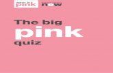 The big pink - wear it pink · The big pink quiz © 2017 Breast Cancer Now is a company limited by guarantee in England (9347608) and a charity registered in England and Wales (1160558),