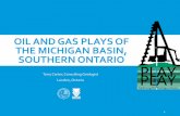 OIL AND GAS PLAYS OF THE MICHIGAN BASIN, SOUTHERN ONTARIO€¦ ·  · 2017-06-08OIL AND GAS PLAYS OF THE MICHIGAN BASIN, SOUTHERN ONTARIO Terry Carter, Consulting Geologist London,