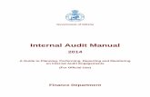 Internal Audit Manual - Finance Departmentfinance.odisha.gov.in/ACTS_RULES/pdf/manuals/Internal_Audit_Manu… · Government of Odisha Internal Audit Manual 2014 A Guide to Planning,
