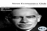 Nova Economics Club€¦ ·  · 2016-07-25Say‘s economics ―Cosmopolitical‖ because it was ... root Mario Draghi, European Central Bank president, ... new or uncontroversial