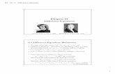 Chapter 13 13 Difference Equations Leonardo di Pisa (c. 1170 – c. 1250) Thomas Robert Malthus (1766– 1834) 2 13.1 Difference Equations: Definitions • We start with ...