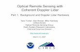 Optical Remote Sensing with Coherent Doppler Lidarhome.ustc.edu.cn/~522hyl/%b2%ce%bf%bc%ce%c4%cf%d7/UCS%… · IR vs. UV in heterodyne detection Property IR UV Linewidth/ Temporal
