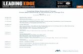 Leading Edge Executive Forum: Smart Manufacturing in …… ·  · 2016-03-29Leading Edge Executive Forum: Smart Manufacturing in the Internet of Things Era Agenda ... (IIoT) in
