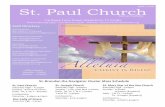 September 17, 2017 ST. PAUL CHURCH St. Paul Church · material.$$We$will$need$a ... Polcaro,&Anthony&&&JoHanna Curtis&Mastroianni,&Joan&Hamel,&Roger&Campbell,&Peter&Coyne,&Ricky ...
