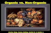 Organic vs. Non-Organic - Eco-Nurse · issues about organic vs. non-organic. Organic farming relies on the following principles: 3. Use soil that can be used for many generations