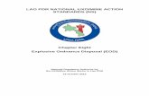 Lao PDR UXO/Mine Action Standards - nra.gov.lanra.gov.la/resources/National Standards/NS English Edition/8... · LAO PDR NATIONAL UXO/MINE ACTION STANDARDS (NS) Chapter Eight Explosive