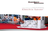 SAV50–500 (50–500 HP) FIXED SPEED ROTARY SCREW COMPRESSORS ...store.kgpowersystems.com/Gardner-Denver-Electra-Saver-Brochure.pdf · FIXED SPEED ROTARY SCREW COMPRESSORS Electra