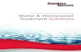 Water & Wastewater Treatment Solutions brochure - Iniciopronesa.com/.../2014/12/Water-Wastewater-Treatment-Solutions-bro… · Water & Wastewater Treatment Solutions Gardner Denver