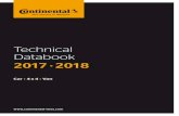Technical Databook - Continental Tires · Technical Databook 2017 ·2018 Car › 4 x 4 › Van. 2 Technical Data Car · 4x4 · Van 2017 · 2018 This data book contains comprehensive