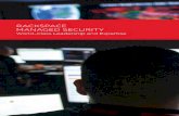 RACKSPACE MANAGED SECURITY… · In order to develop and manage our Rackspace Managed Security . ... multiple international locations and held leadership positions at both the United