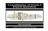Consolidation of Grade 3 EQAO Questions - Wikispacesse2math.wikispaces.com/file/view/Consolidation+of... · Consolidation of Grade 3 EQAO Questions Measurement Compiled by Devika