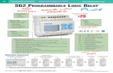 SG2 PROGRAMMABLE LOGIC … · Dual mode off-line simulations allow ... Download at  Relay Ladder Logic Programming Function Block Programming ... Data Multiplexer …