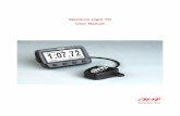 MyChron Light TG User Manual - AiM-Sportline Light TG with external power basic kit: code X04MYC40TGLST • MyChron Light TG with external power (5) • Infrared receiver for lap times