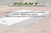 Precast Concrete Association of New York, Inc. concrete wastewater treatment tanks and associated products including, but not limited to, septic tanks, distribution boxes, alternative