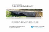 OKURA RIVER BRIDGE - Precast Concrete Products ...duracrete.co.nz/wp-content/uploads/2015/12/NZCS-Concrete...Submission for the NEW ZEALAND CONCRETE SOCIETY CONCRETE AWARDS 2015 OKURA