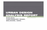 URBAN DESIGN ANALYSIS REPORT - City of Canterbury 10 Urb… · urban design analysis report 642-644 canterbury road, belmore, nsw.