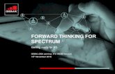 FORWARD THINKING FOR SPECTRUM - GSMA THINKING FOR SPECTRUM Getting ready for 5G ... Qualcomm Incorporated ... Building on LTE-U/LAA, LWA, ...