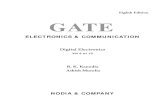 Eighth Edition GATE - 2018 · Eighth Edition GATE ... GATE Multiple Choice Questions, ... IC logic families : DTL, ECL, TTL, NMOS, CMOS and PMOS gates and their comparison; ...