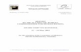 REPORT BY MR ALVARO GIL-ROBLES, … OF THE COMMISSIONER FOR HUMAN RIGHTS BUREAU DU COMMISSAIRE AUX DROITS DE L´HOMME Strasbourg, 15 October 2003 CommDH(2003)11 Original version REPORT