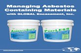 Managing Asbestos Containing Materials - Encasement … · ASTM E84 Surface Burning Characteristics ... 105 CMR 460.115 Toxicological Assessment Protocol for ... ENERGY STAR® GLOBAL