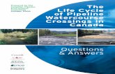 Prepared by the Life Cycle of Pipeline Watercourse ... · THE LIFE CYCLE OF PIPELINE WATERCOURSE CROSSINGS IN CANADA ... This document was prepared by the Canadian ... THE LIFE CYCLE