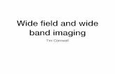 Wide ﬁeld and wide band imaging · Overview • Wide ﬁeld eﬀects in imaging • Wide band eﬀects in imaging (largely defer to Urvashi’s talks)