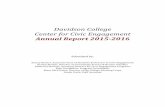 Davidson College Center for Civic Engagement Life/Civic Engagement... · Davidson College Center for Civic Engagement Annual Report 2015-2016 ... internship programs, ... work with