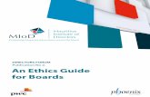 An Ethics Guide for Boards - ACGN · An Ethics Guide for Boards ... C Current Examples of Corporate Best Practice 7. Best Practices ... when Coca-Cola paid US$192.5m to settle