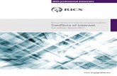 RICS professional standards and guidance, global … · rics.orgguidance RICS rofessional statement RICS professional standards and guidance, global Conflicts of interest 1st edition,