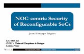 NOC-centric Security of Reconfigurable SoCsdiguet/papers/NoC2007_Diguet_6may.pdfNOC-centric Security of Reconfigurable SoCs ... Traditional network security (IDS) not applicable in