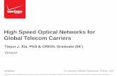 High Speed Optical Networks for Global Telecom Carriers ROADM – Reconfigurable optical add/drop multiplexing . ... Switch Fabric Line Optical Carriers and Channels Flexible CDC ROADM