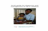 Desk-guide for diagnosis and management of TB in children to TB diagnosis in HIV-uninfected and HIV-infected ... TB infection control 23 The child with TB and HIV 23 ... (no fast breathing