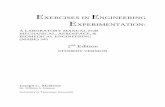 EXERCISES IN ENGINEERING EXPERIMENTATIONweb.utk.edu/~rbond4/345-labman.pdf · Dynamic and Static Calibration ... This lab manual is the second edition of Exercises in ... This edition