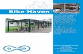 Bike Haven gap between short and long term bike parking ...ameribike.com/pdf/Bike-Haven.pdf · long term bike parking. Starting with a simple ... Roof Member Long: 2” x 4” x 1/8”