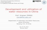 Development and utilization of water resources in China Xingman.pdf · Development and utilization of water resources in China Prof. Xingnan ZHANG (zxn@hhu.edu.cn) Department of Hydrology