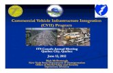 Commercial Vehicle Infrastructure Integration (CVII) Program 5.9 DSRC Richard... · Commercial Vehicle Infrastructure Integration (CVII) Program ... information on passenger ... MultiMulti--Modal