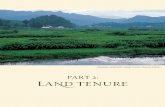 PART 2: LAND TENURE - The Nature Conservancy ·  · 2012-02-01Part 2: Land Tenure 62 I. Overview I. Overview Simply put, land tenure is the way in which people have access to and