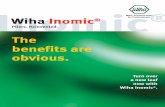 Wiha Inomic The benefits are obvious. - KAVON · of users tested the mechanics, the gripping ... needle nose plier s and side cutters ... innovative metal injection moulding process