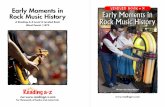 Early Moments in LEVELED READER • ALEVELED BOOK • X Rock Music History …€¦ ·  · 2011-01-18Early Moments in Rock Music History Written by Amy Weber ... rhythm.and.blues.