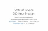 State of Nevada 700 Hour Programnvjobs.nv.gov/uploadedFiles/hrnvgov/Content/Services/700_Hour... · State of Nevada 700-Hour Program Division of Human Resource Management ... Brian